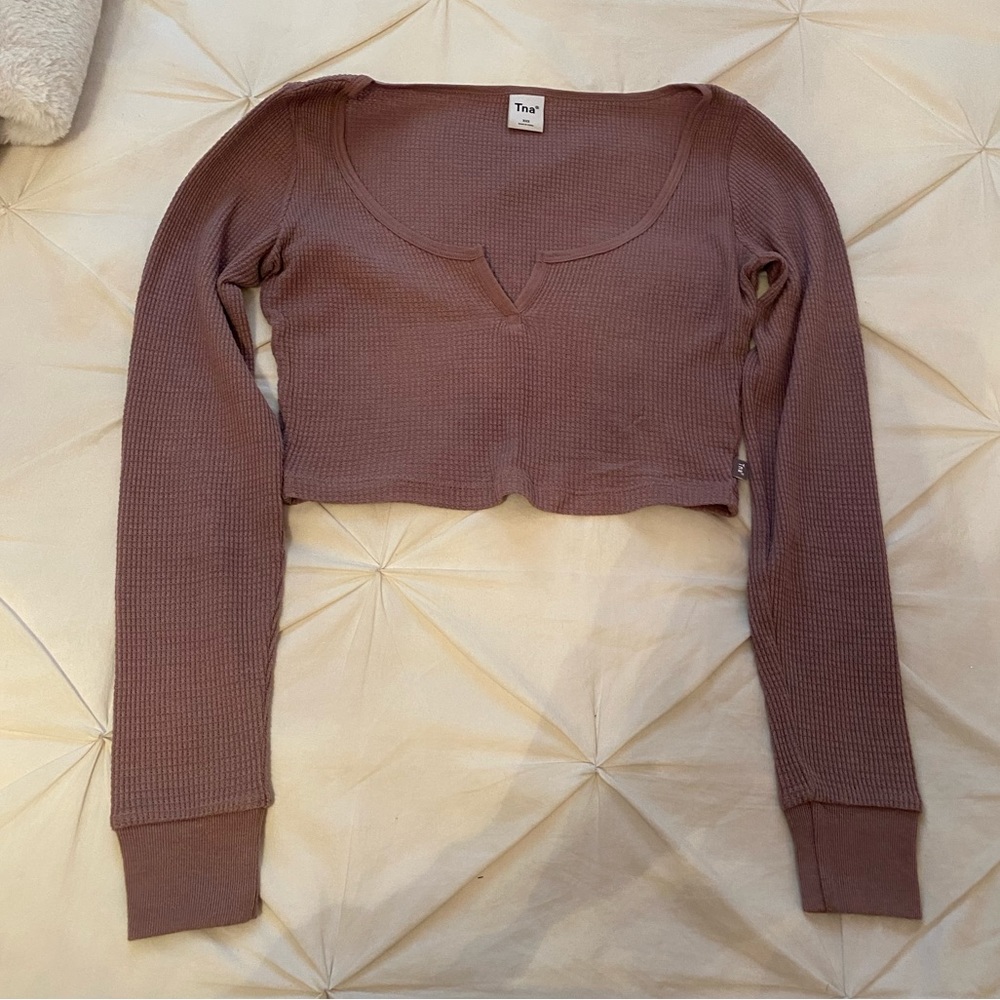 TNA THERMAL CROPPED LONG SLEEVE